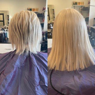 Extension before & after