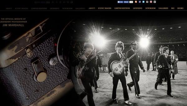 Website designed and operated by Crawshaw Design: Jim Marshall Photography LLC, official website of legendary music photographer.