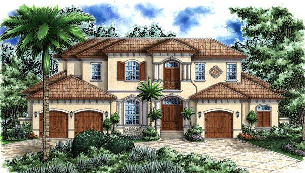 San Remo House Plan created by Greg Weber of South Florida Design/Greg Weber Inc.