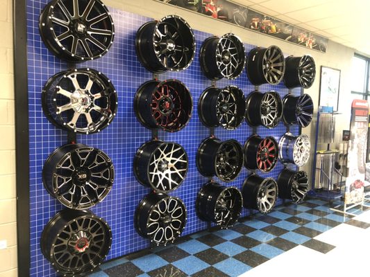 New Wheel Display-We have 1,000's of wheel and tire combinations available!