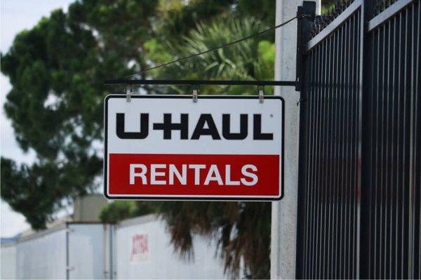 U-Haul truck rentals available