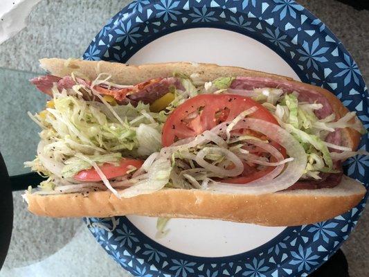 Italian hoagie out of this world!