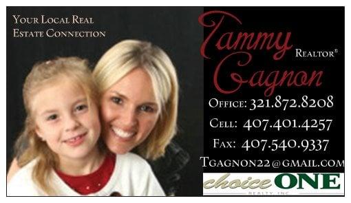 Finding Homes for Orlando Families
Choice One Realty LLC
Tammy Gagnon
(407)401-4257