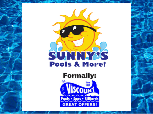 Same family, same quality, new name! Viscount Pools and Spa is now Sunny's Pools and more!