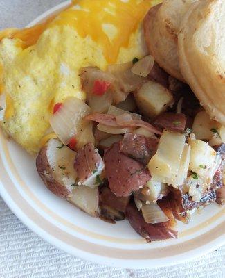 Red potatoes hashbrowns