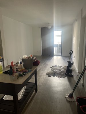 Kitchen,Living Area/ Before