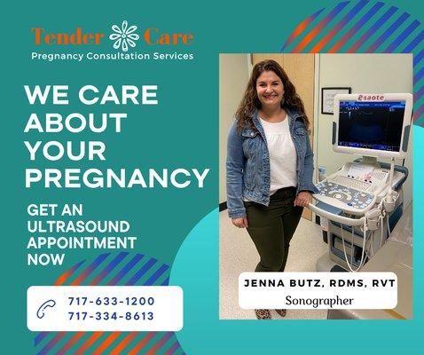 Free Ultrasound
Visit our friendly Sonographer