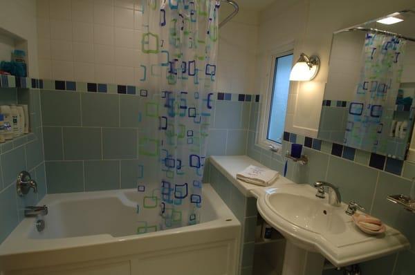 Remodeled girls' bathroom