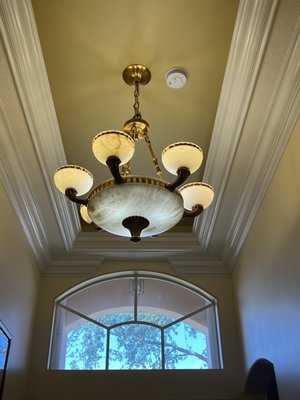 150 lb chandelier