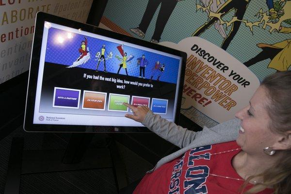 Discover your inventor superhero on one of our interactive kiosks!