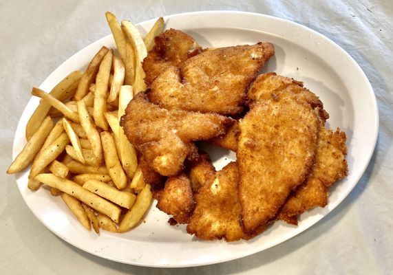 Rosalia's Pizza -- chicken fingers and fries