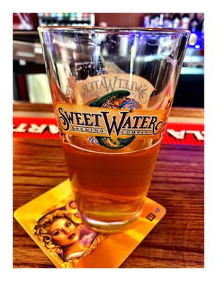 Sweet Water Ale . Not to Many Draft Beers Here. ...But this One is The Keeper! Not to Strong.Nice Refreshing Taste!