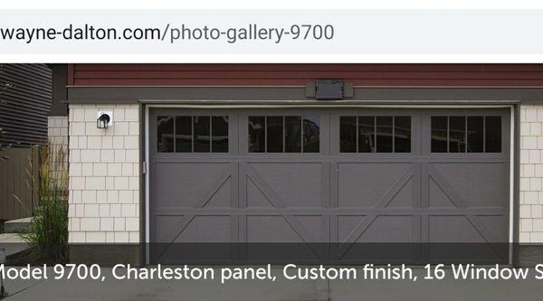 9700 Charleston- custom finish color