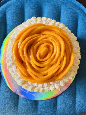 Custom Cake - Mango Flavored