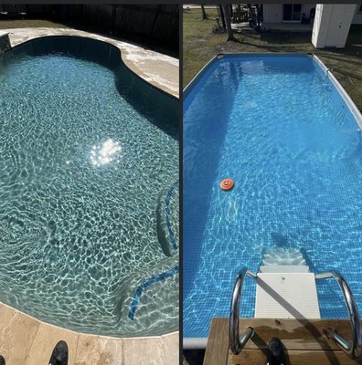 Pool cleaning services