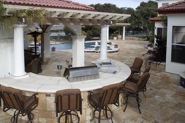 Luxury Gazebo in resort style pool area