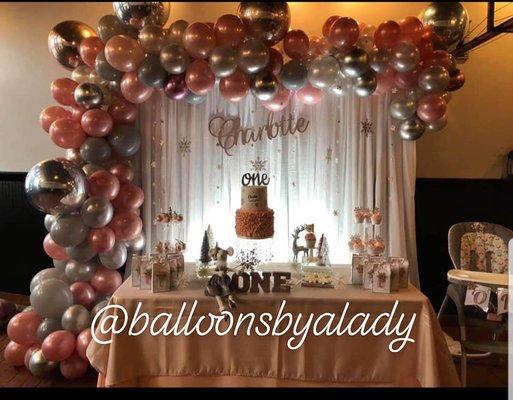 A one year old birthday party by FunTrendy Parties