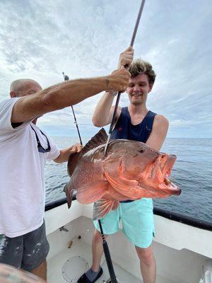 Great fishing trip with my sons will deff be going again they knew where to catch them and they were great