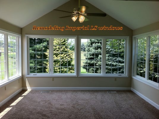 Imperial LS casement windows in enclosed porch