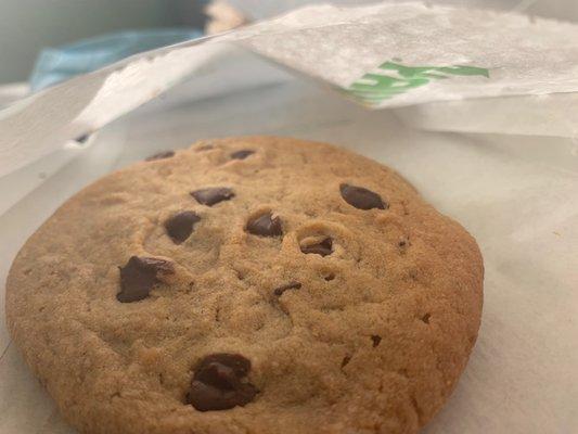 Chocolate chip cookie on the house :D