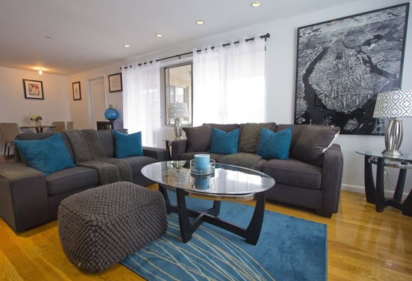 Interior Design - Bleecker Street Condo - Contemporary Living Room