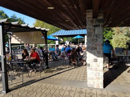 covered outdoor patio