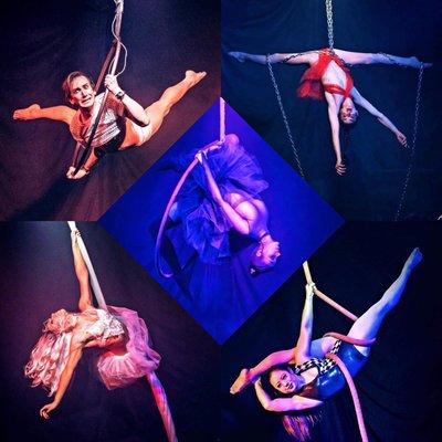 Some awe-inspiring aerialists from a recent Secret Circus