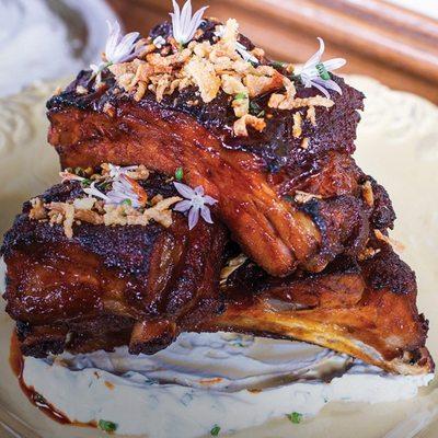 GLAZED PORK RIBS