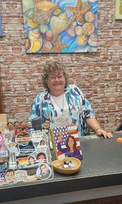 Deb at Barrier Island Books