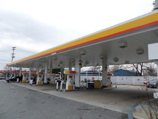 Fuel up at Shell located at 703 Washington Blvd S.  Laurel, MD!