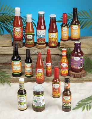 Spice up your meal with any one of our hot sauces.