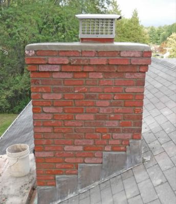 Chimney Tuckpoint and Repaired