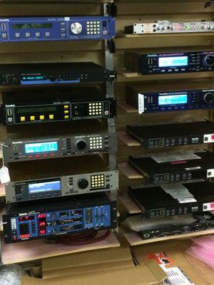 Just a wall of cool gear.