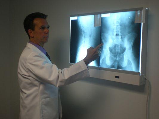 Radiographs often used to find the quickest path to get you out of pain and back in the game.