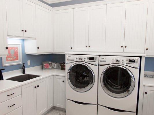 Laundry room cabinets