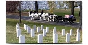 Honoring a veteran at Arlington National Cemetery