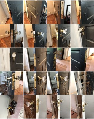 Old house lock repair, old house lock change, mortise lock upgrade service,