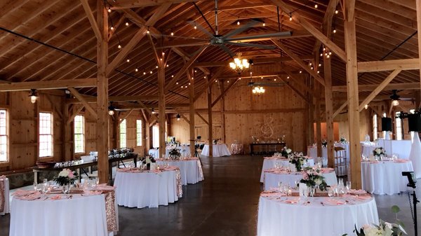 Beautiful barn wedding