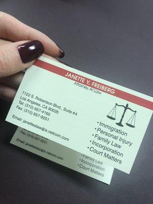 Law Offices of Janette Y  Freiberg