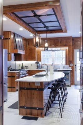 Rustic Hickory Kitchen