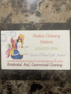 Nadine Cleaning Services