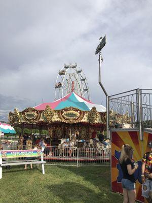 Ferris wheel and Carousel