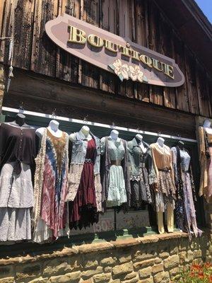 Storefront and clothing display