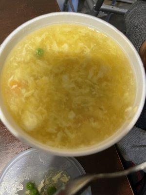 Egg flour soup