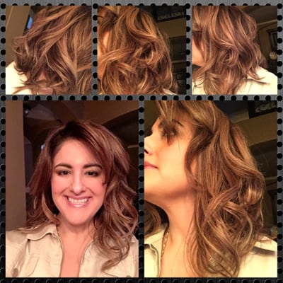 Lighter hair for warmer months. :)