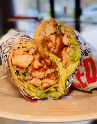 Fried chicken wrap