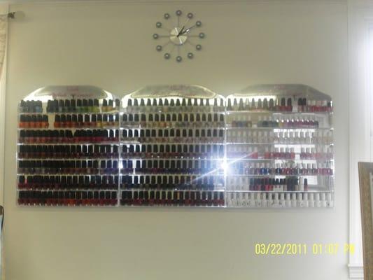 Nail polish station