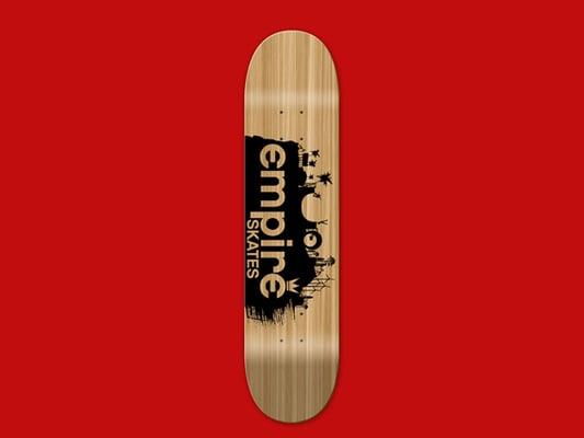 Branding and skate deck design for an Upland, CA skate shop.