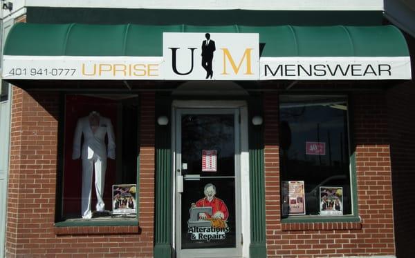 Uprise Menswear Storefront. Providence RI