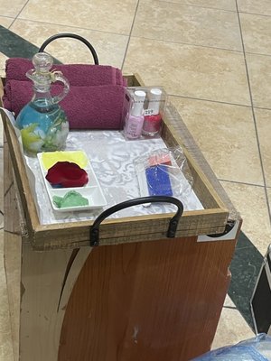 Pedicure tray